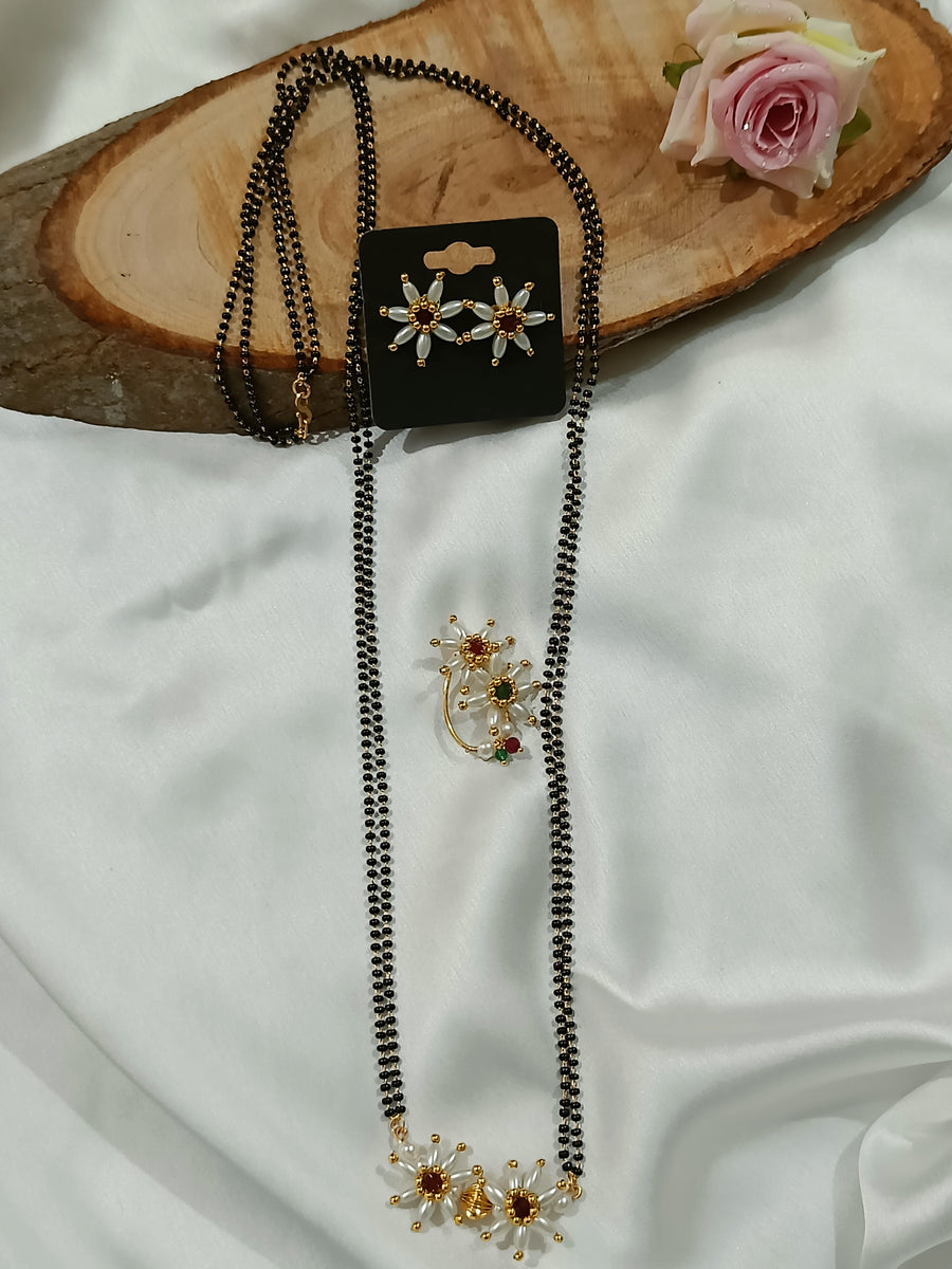 Rice Moti Mangalsutra