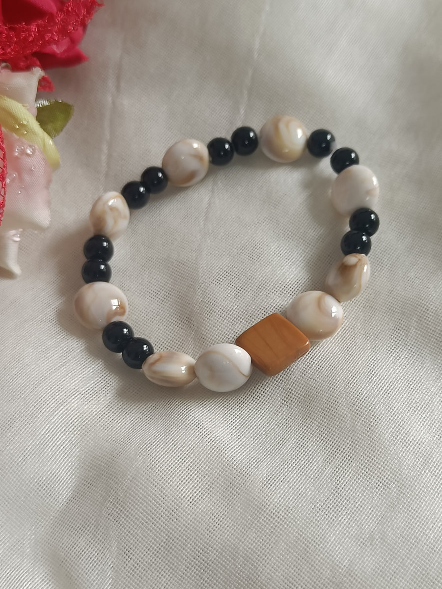 Black Shall Beads Bracelet