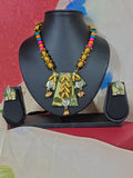 Golden Beaded Neckpiece