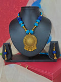 Golden Beaded Neckpiece