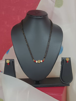 Double Layer Mangalsutra Set