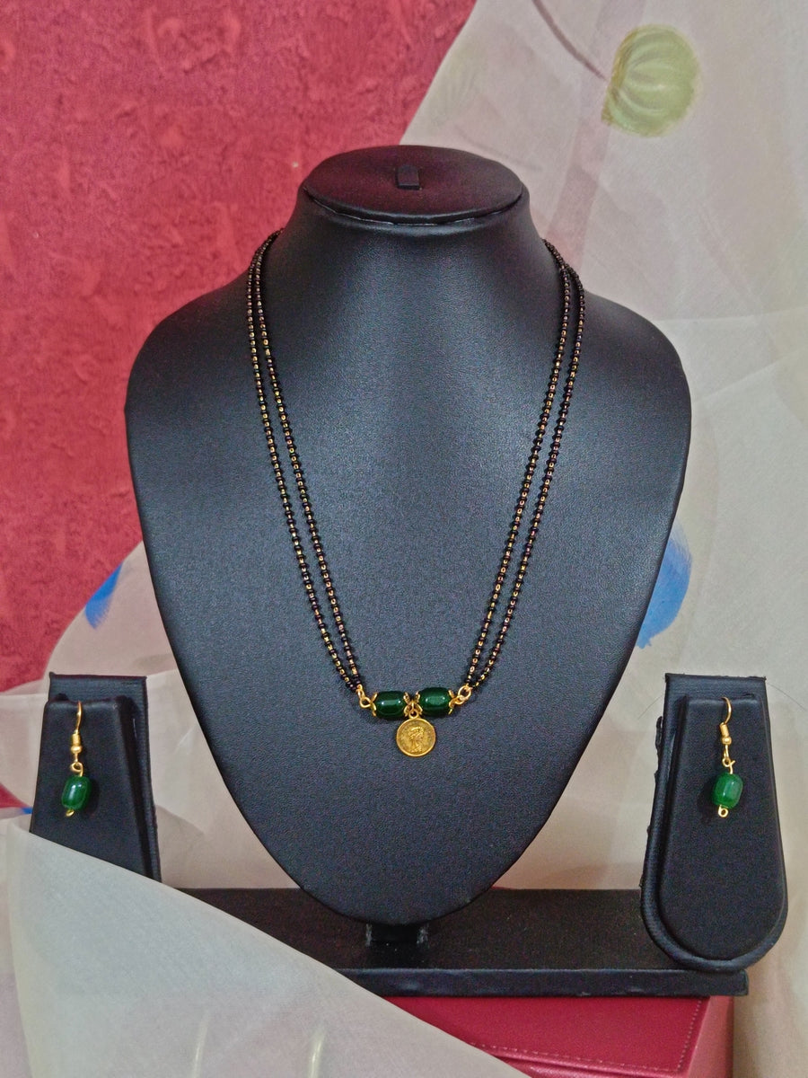Double Layer Mangalsutra Set