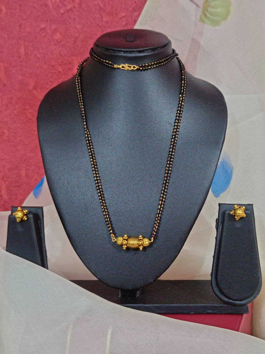 Double Layer Mangalsutra Set