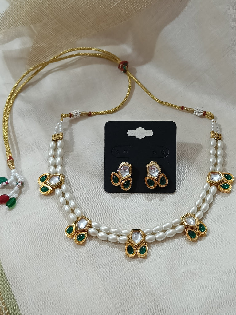 Kundan Neck Piece Set