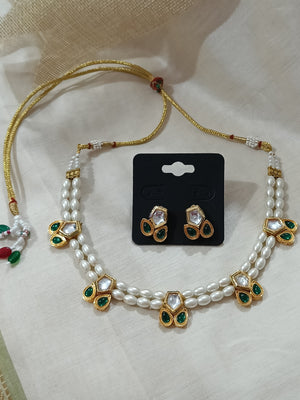 Kundan Neck Piece Set