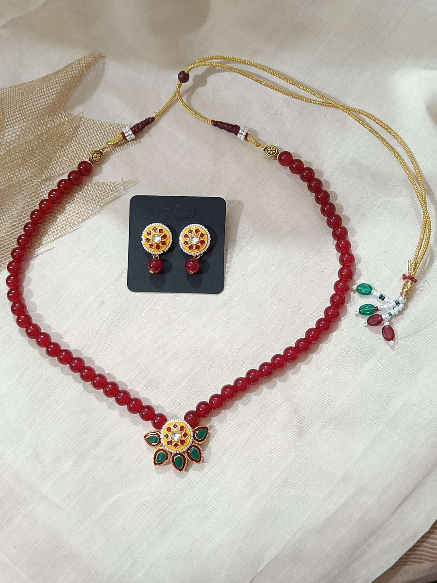 Kundan Neck Piece Set