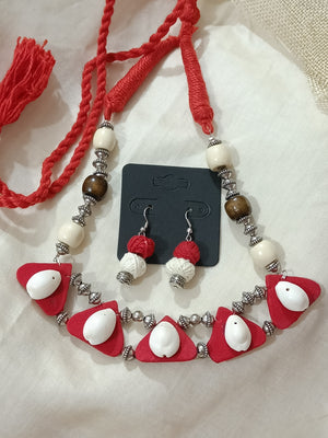 Fabric Neckpiece Set