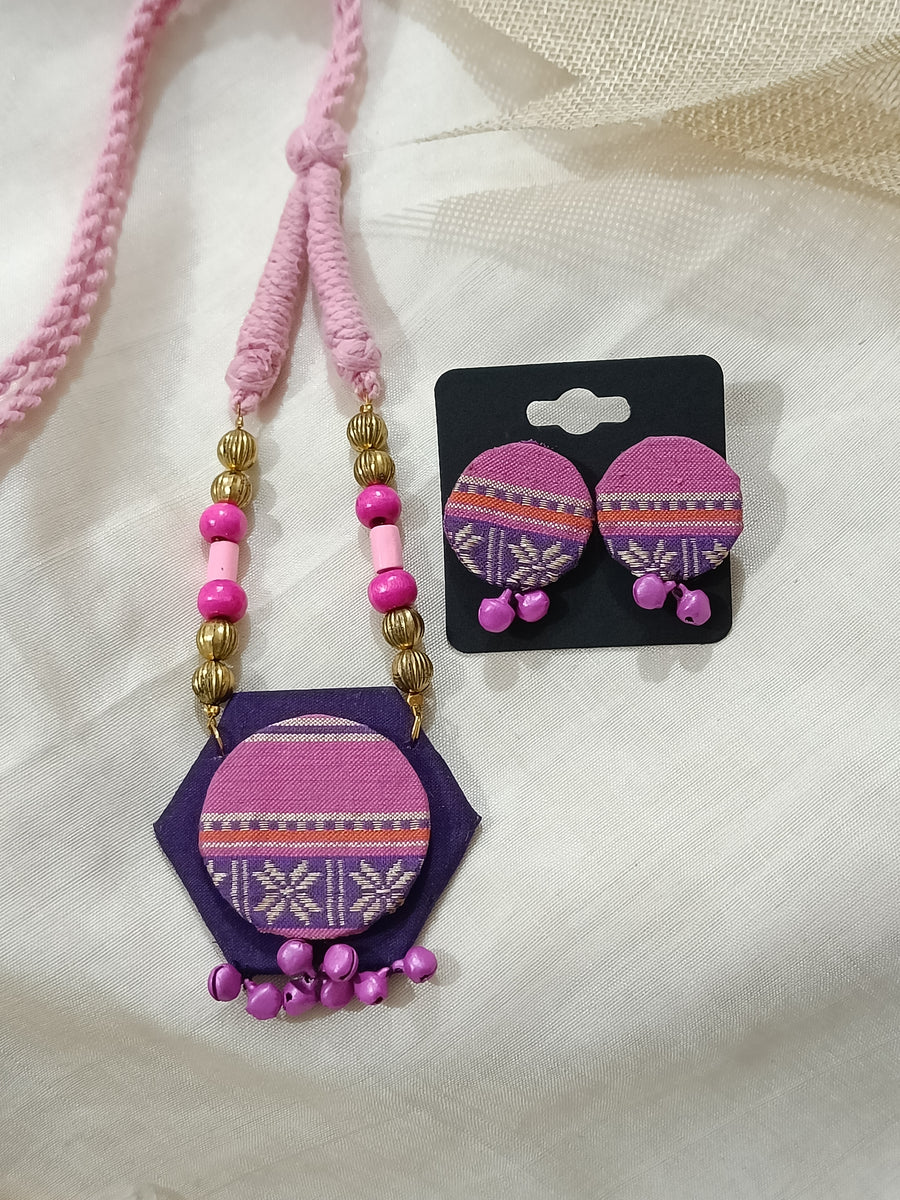 Fabric Necklace Set