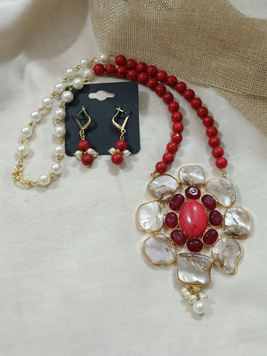 Beaded Neck Piece Set