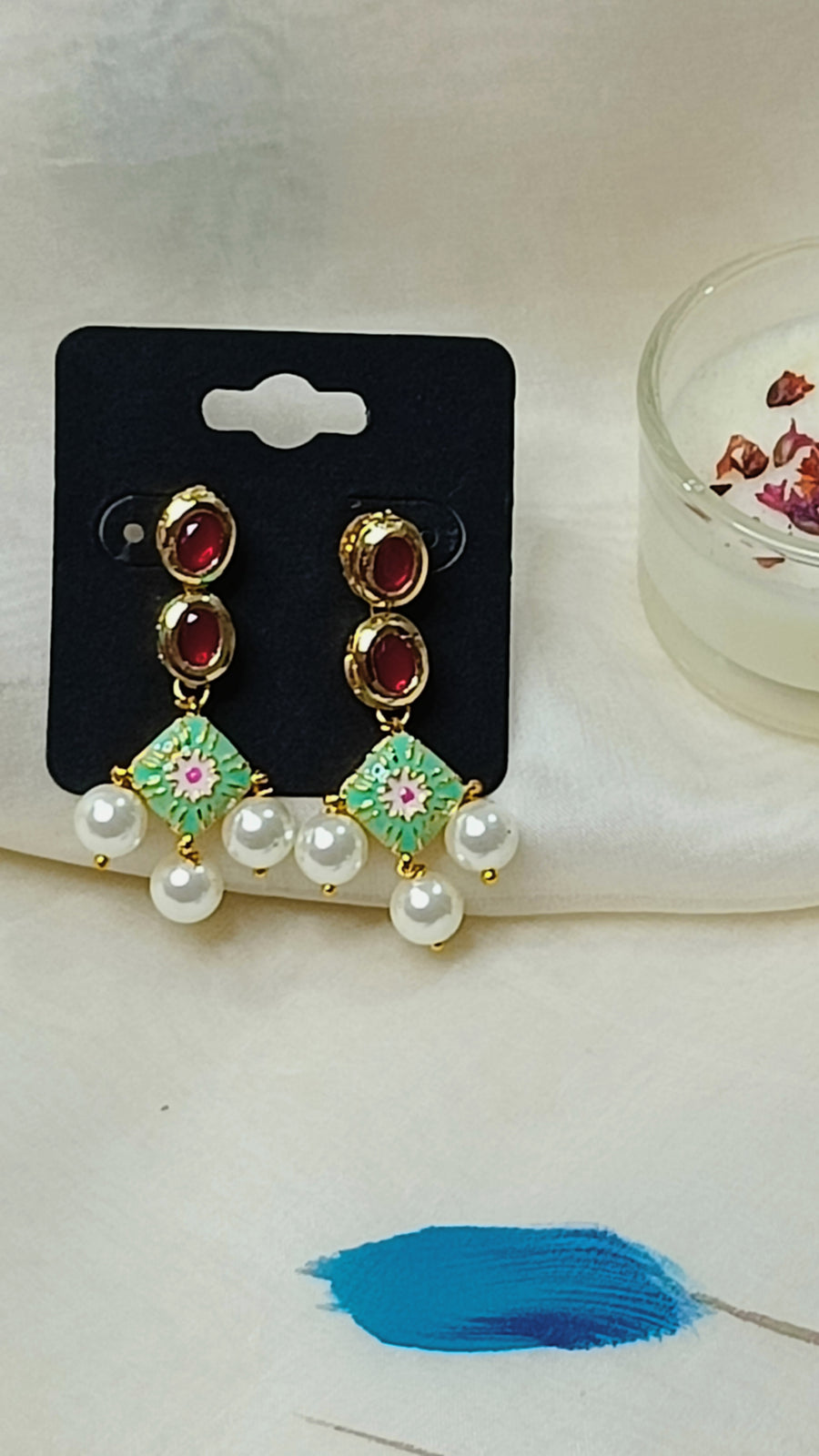 Earring With Moti