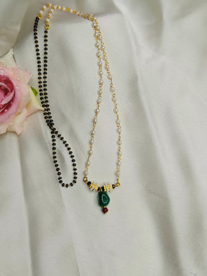 Singal Layer Moti Mangalsutra