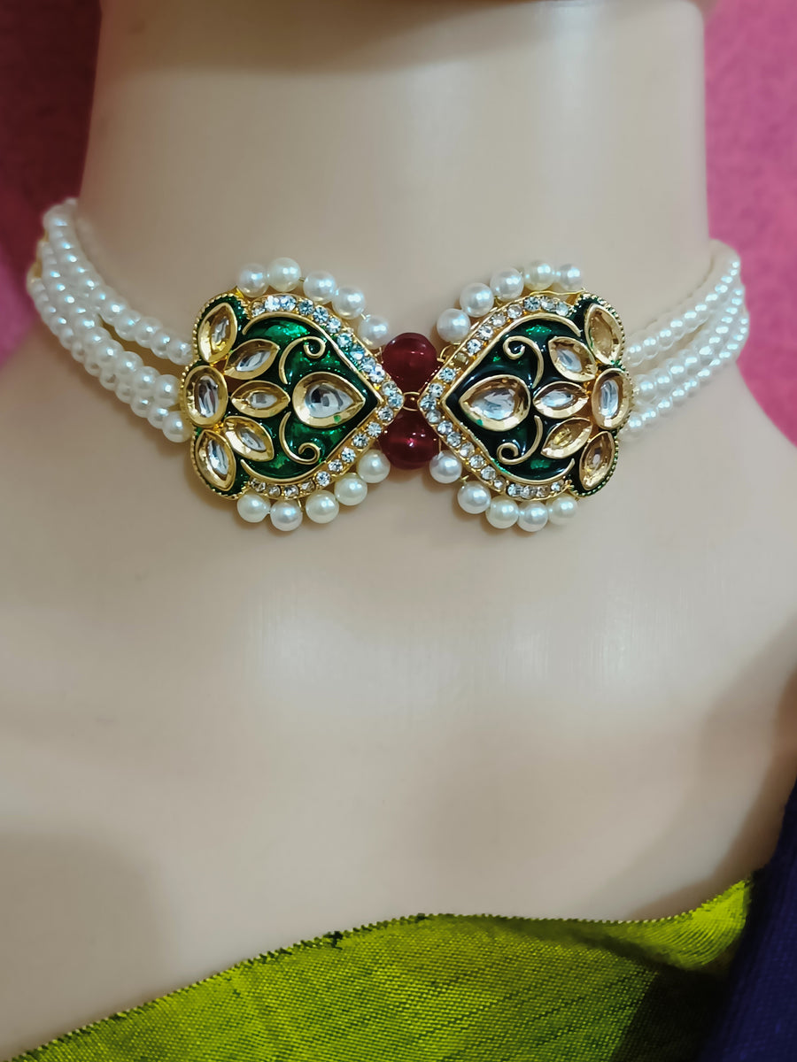 Green Kunden Moti Earrings