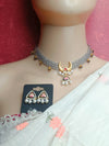 Green  Beaded Kundan Set