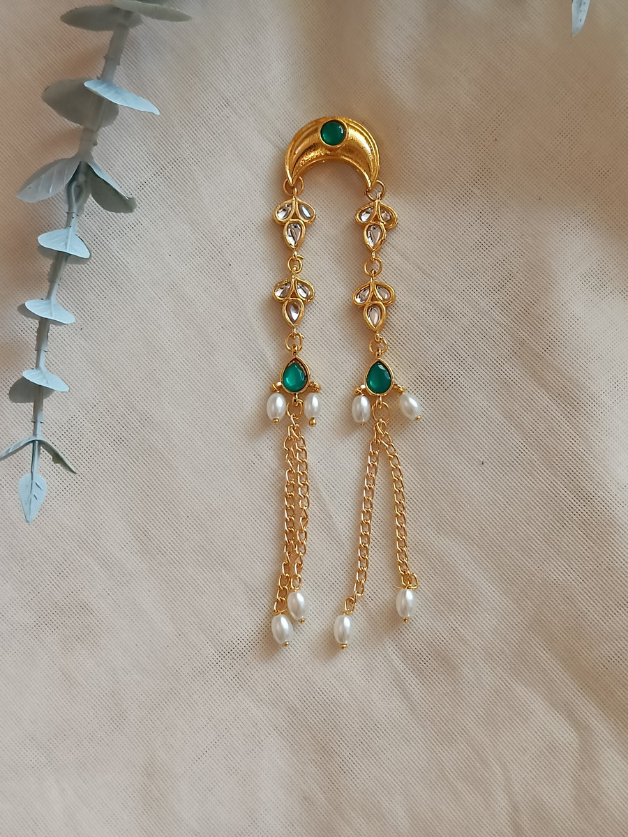 Chandrakor Green Hair Accessories