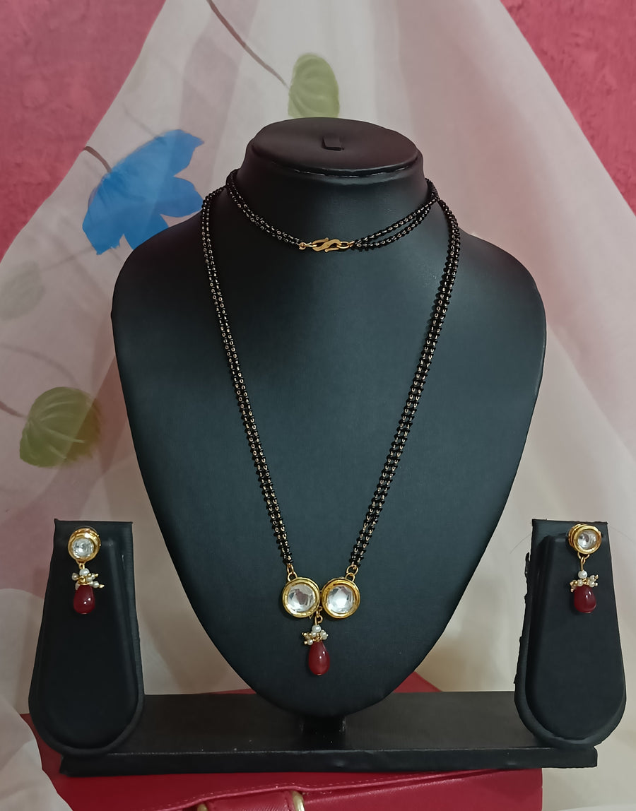 Kundan Mangalsutra Set